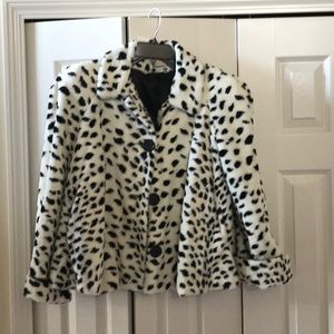 Dalmatian Swing Fur Coat